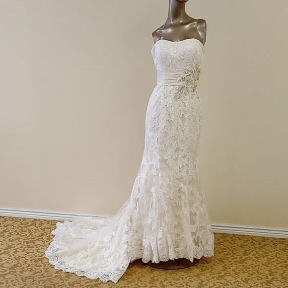 chinese dress ladies Used Netta BenShabu Allure by Netta Benshabu Wedding Dress